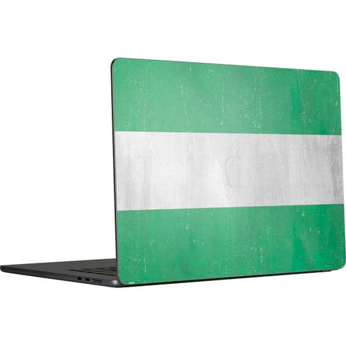 Nigeria Flag Distressed MacBook Air 15 in (2023) Skin